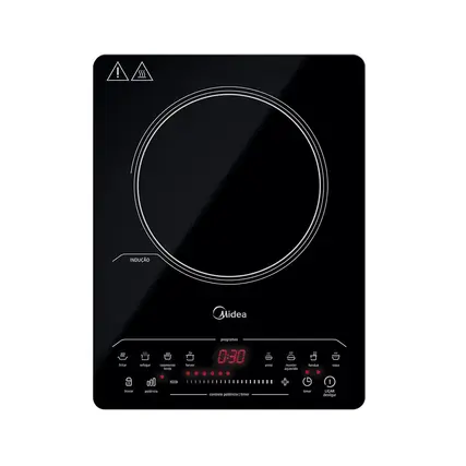 Cooktop de Indu&ccedil;&atilde;o Midea Portatil 1 Boca