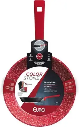 Frigideira Antiaderente Euro Home ColorStone