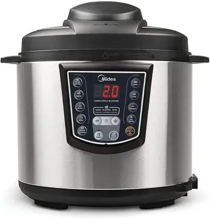 Panela de Press&atilde;o El&eacute;trica Midea PPA71 (6 Litros)