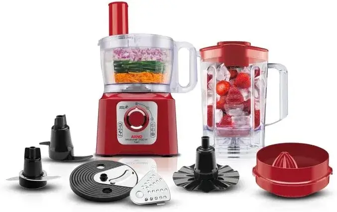 Processador de Alimentos Arno Multichef 7 em 1 MP76